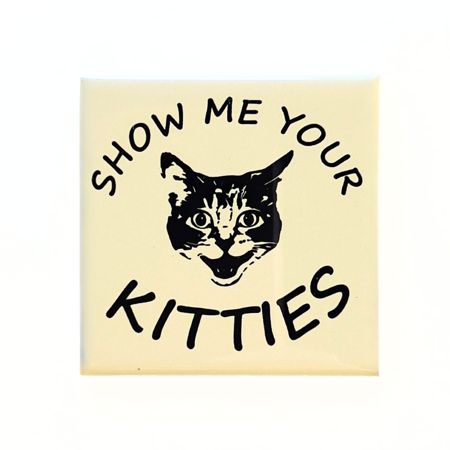 Kitties Magnet - Yellow