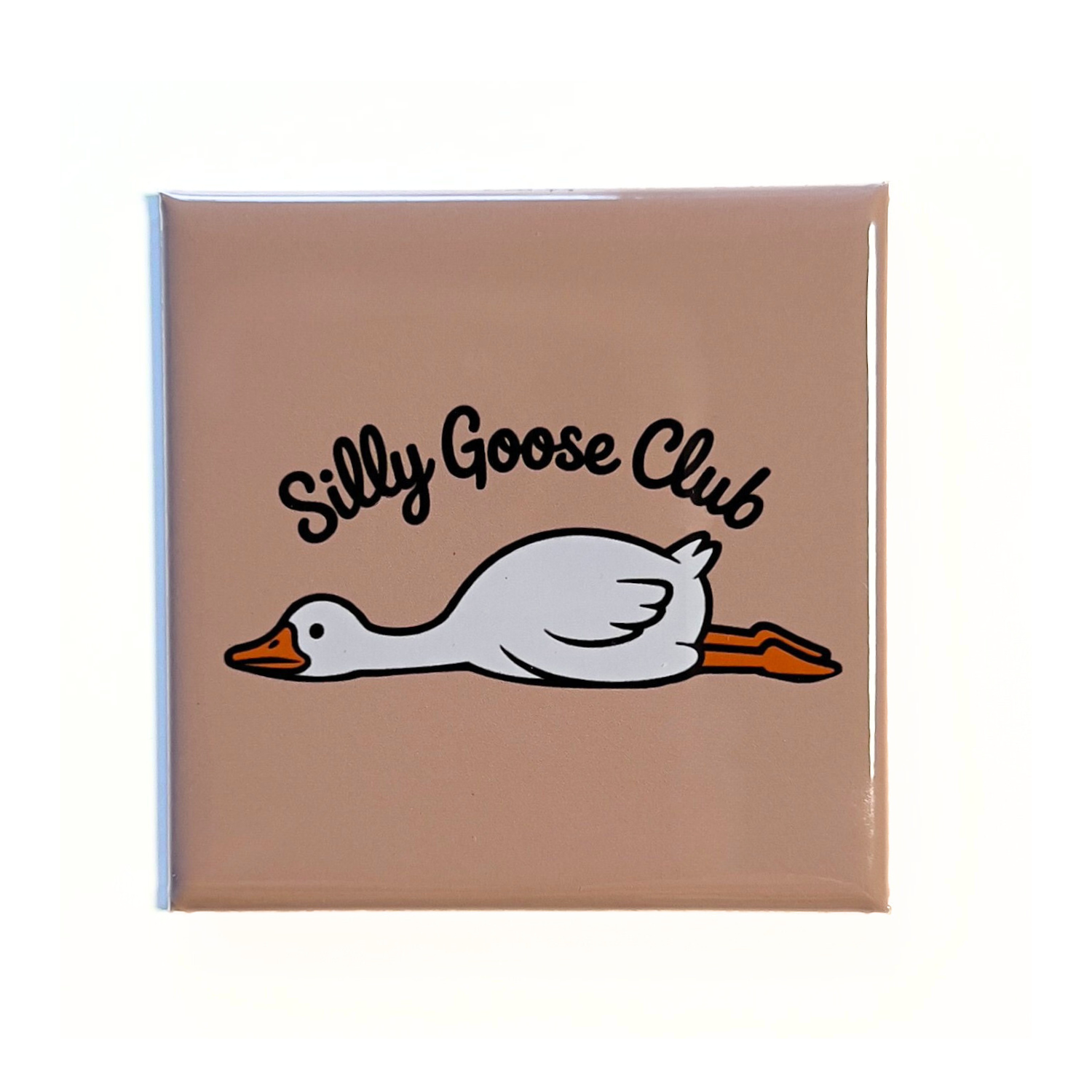 Silly Goose Magnet - Peach