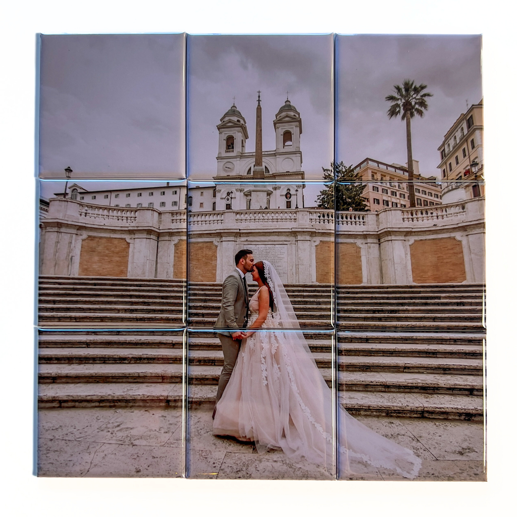 9 Piece Puzzle Photo Magnet