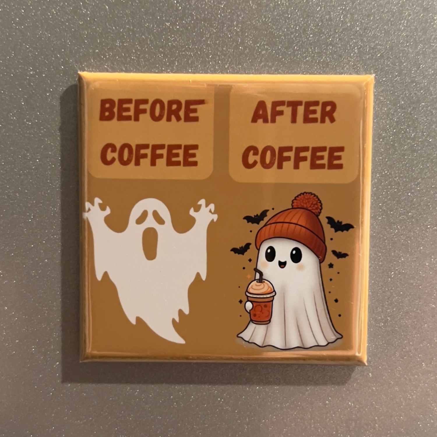 Before & After Coffee Magnet