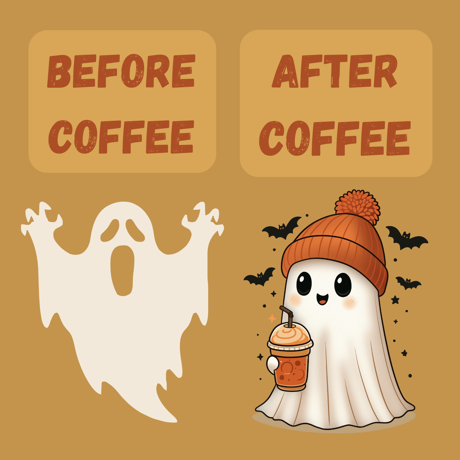 Before & After Coffee Magnet