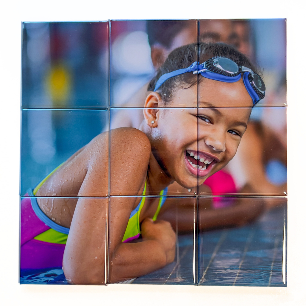 9 Piece Puzzle Photo Magnet