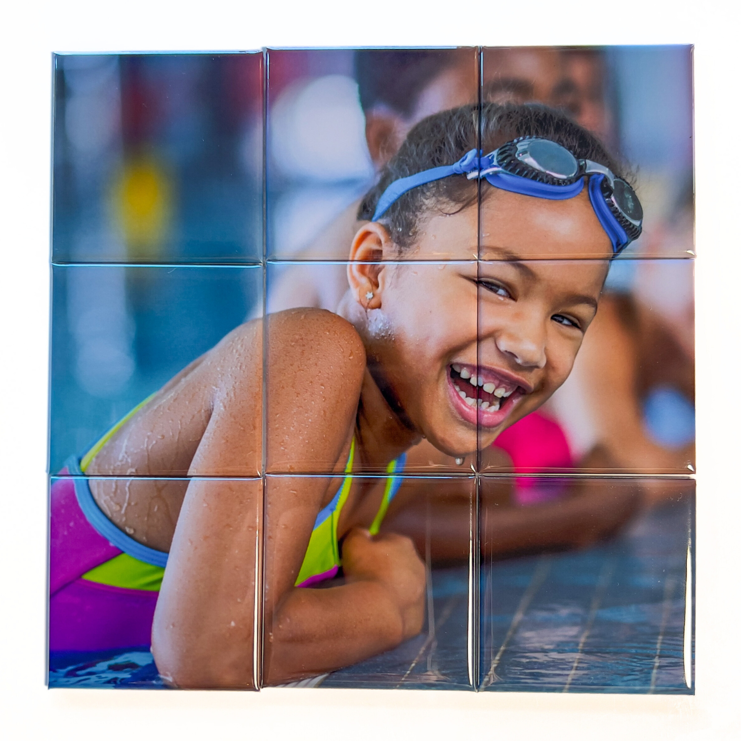 9 Piece Puzzle Photo Magnet