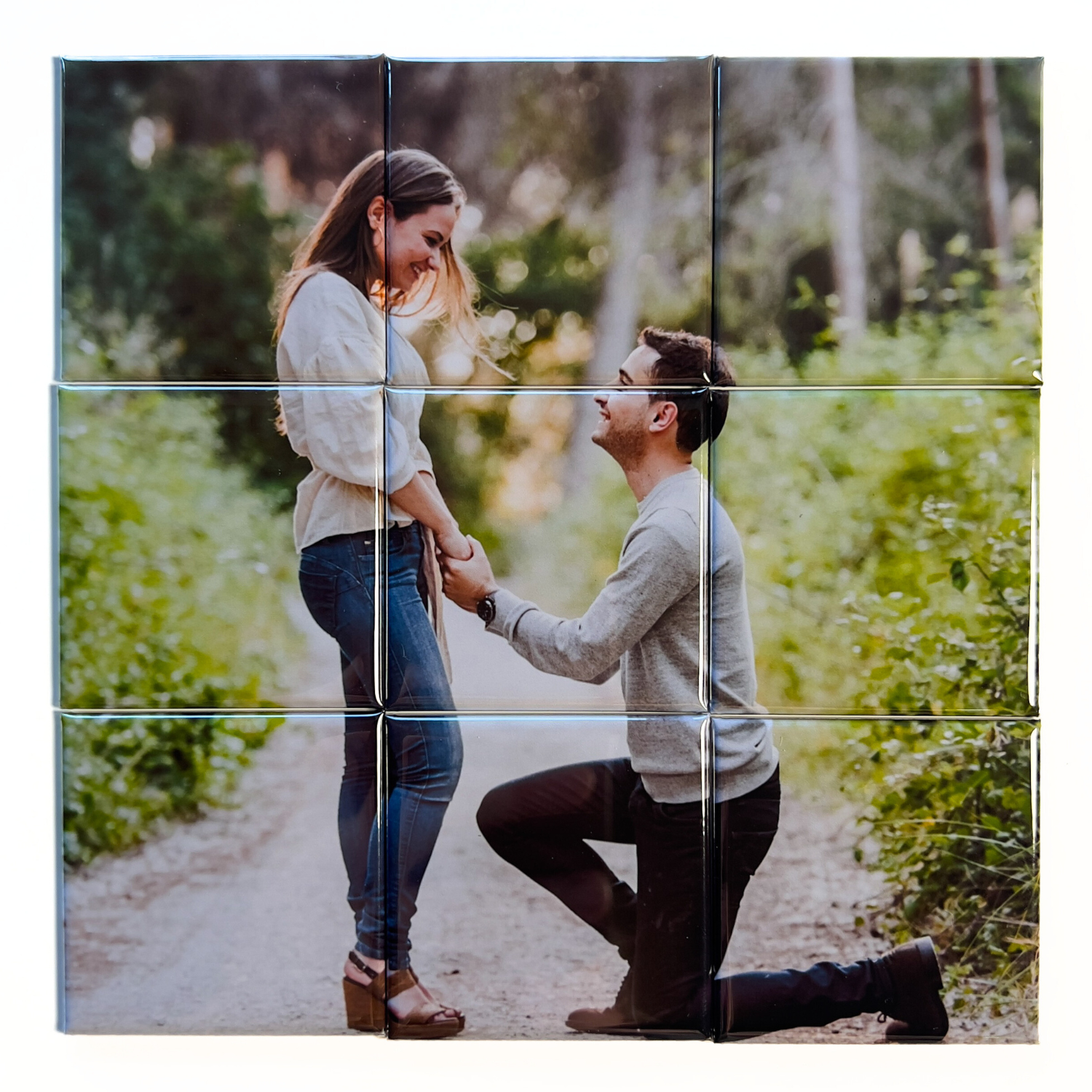 9 Piece Puzzle Photo Magnet