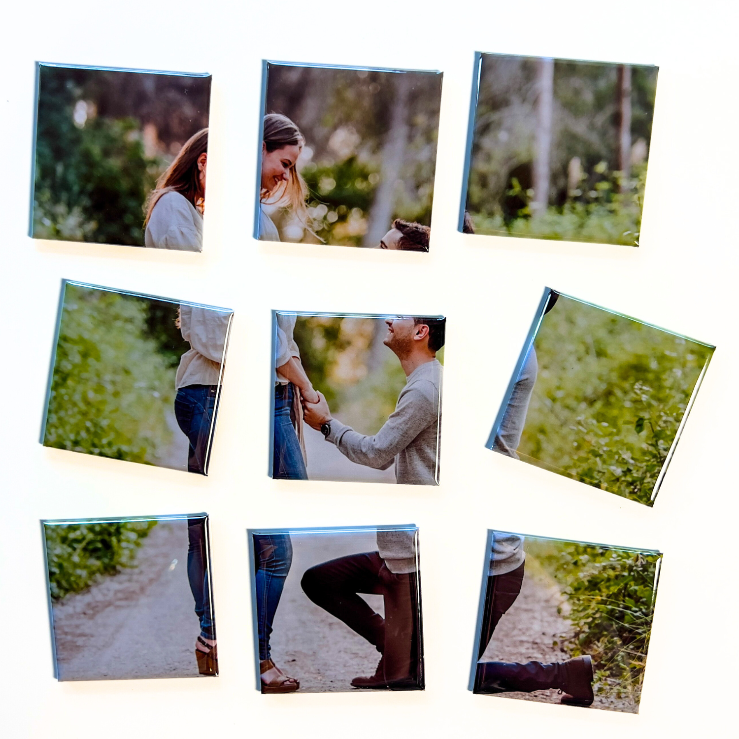 9 Piece Puzzle Photo Magnet