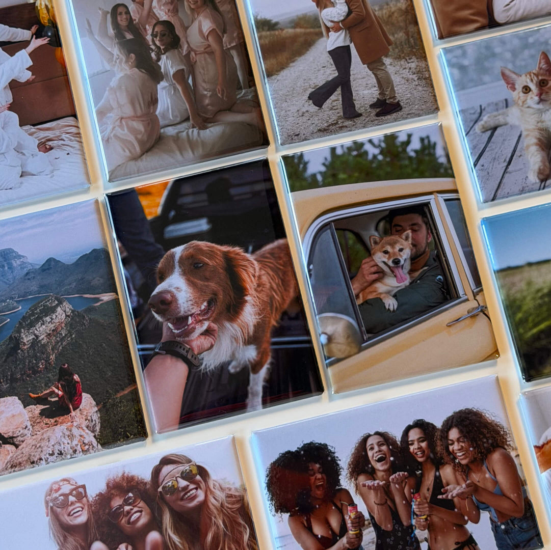 custom fridge magnets 2x3 collage memories friends pets photos